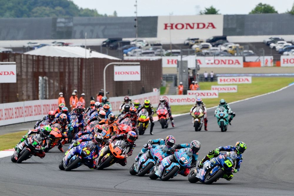 Diogo Moreira, Italtrans Racing Team, Daniel Holgado, CFMOTO Aspar Team, David Alonso, CFMOTO Aspar Team