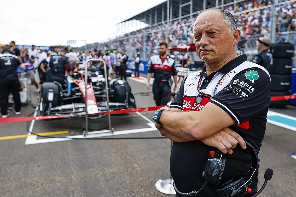 Frederic Vasseur, team principal, Alfa Romeo Racing