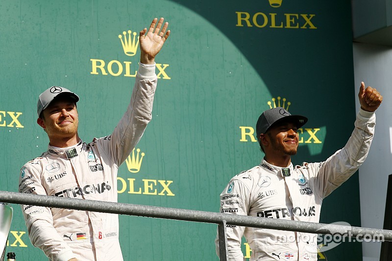 Rosberg tried to ignore Hamilton’s progress in Spa