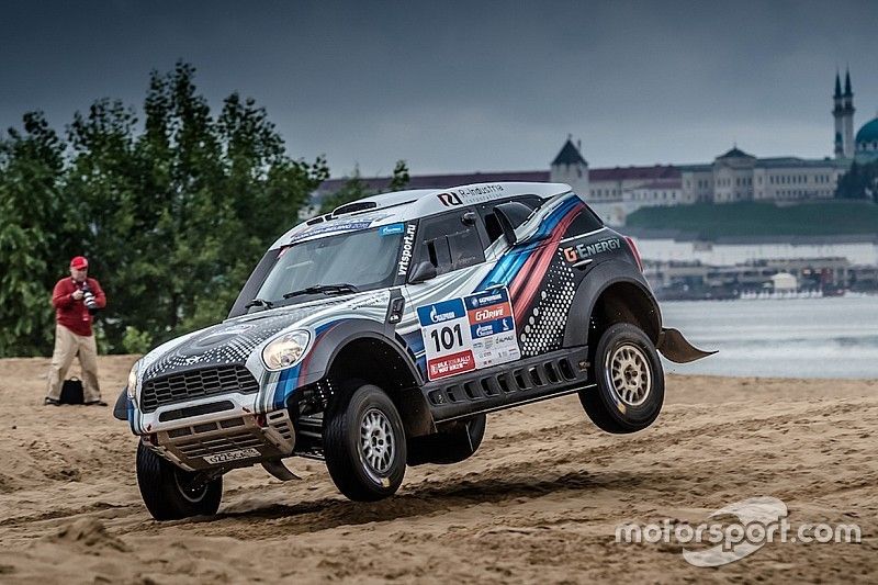 MINI ALL4 Racing perfectly placed after Silk Way Rally’s spectacular opening Super Special Stage