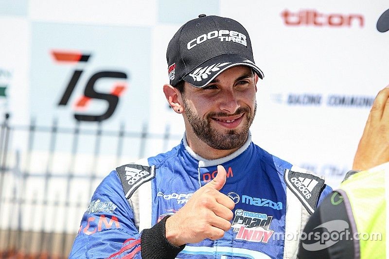 Race winner Felix Serralles, Carlin