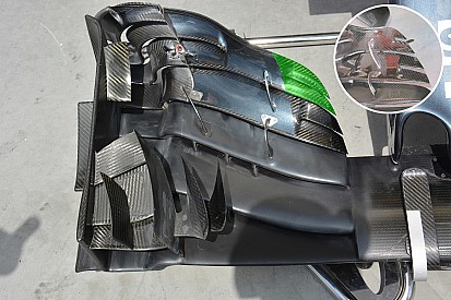 Technique - L'aileron avant de la McLaren modifié