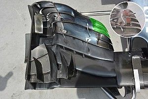 Technique - L'aileron avant de la McLaren modifié