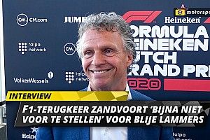 Lammers euforisch over GP in Zandvoort: "Bijna niet voor te stellen"