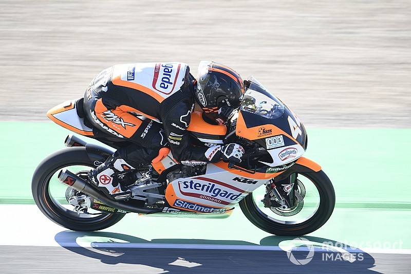 Moto3, Barcellona, Libere 3: Canet da record, brutta caduta per Rossi
