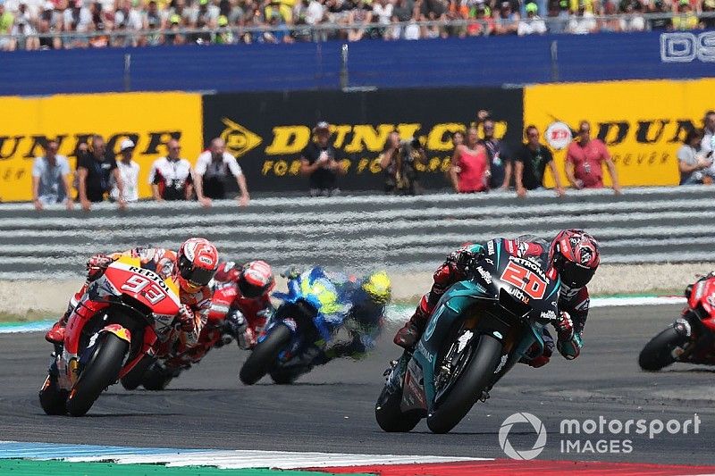 Quartararo découvre la place de leader, "une sensation géniale"