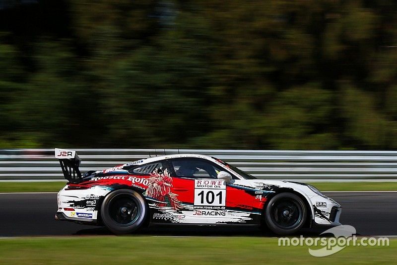 #101 Team GetSpeed Performance orsche 911 GT3 Cup: John Shoffner, Janine Hill, Arno Klasen