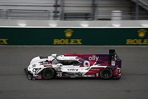 Rolex 24: AXR's Kobayashi tops rain-hit second practice