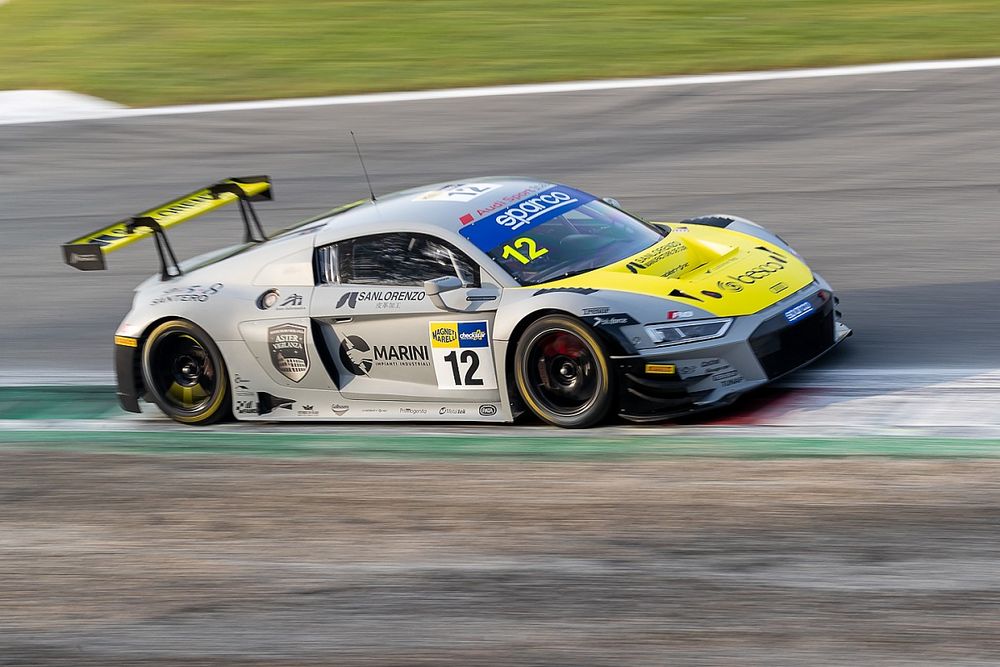 #12 Audi Sport Italia, Audi R8 LMS GT3 Evo: Lorenzo Ferrari, Riccardo Agostini, Mattia Drudi