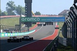 Mercedes se asoma al título en la F1 virtual tras aprovechar el caos