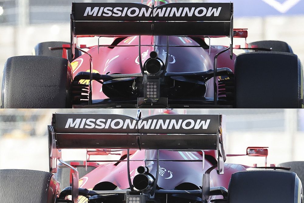 Ferrari: due cofani motore molto diversi sulla SF21