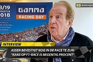 Assen bevestigt nog in de race te zijn: “Kans op Formule 1 is negentig procent”