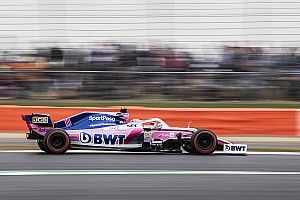 Pérez perdió puntos en Silverstone por un incidente