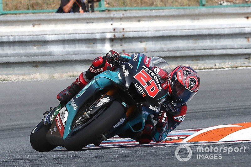Quartararo lidera la ofensiva de Yamaha en el test de Brno