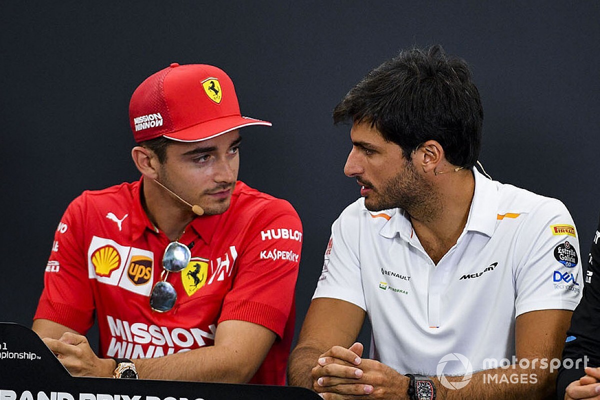 Sainz olyan gyors volt, hogy Leclerc feladta az üldözését