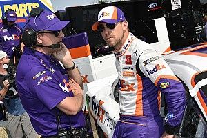 Denny Hamlin 'in a good place' despite missing out on win