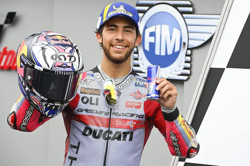 Ganador de la pole Enea Bastianini, Gresini Racing