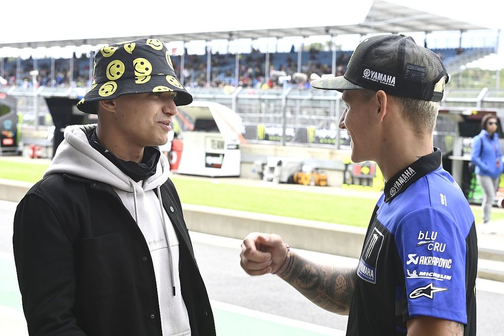 Fabio Quartararo, Yamaha Factory Racing, Lando Norris