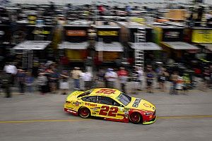 Logano and Truex top final practice; Kyle Busch scrapes the wall