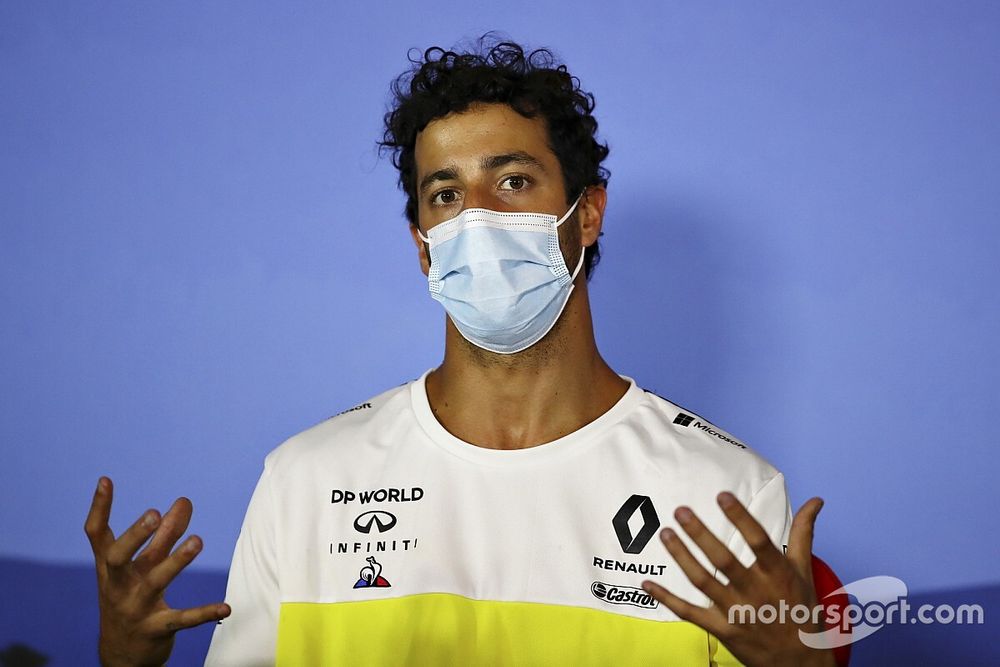 Daniel Ricciardo, Renault F1 in the press conference