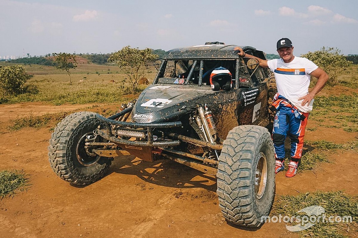 Barrichello, Camilo e Fraga treinam na preparação para o Sertões