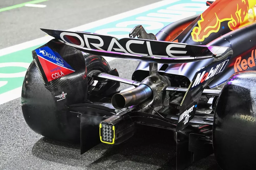 Tecnología y difusor del Red Bull Racing RB20