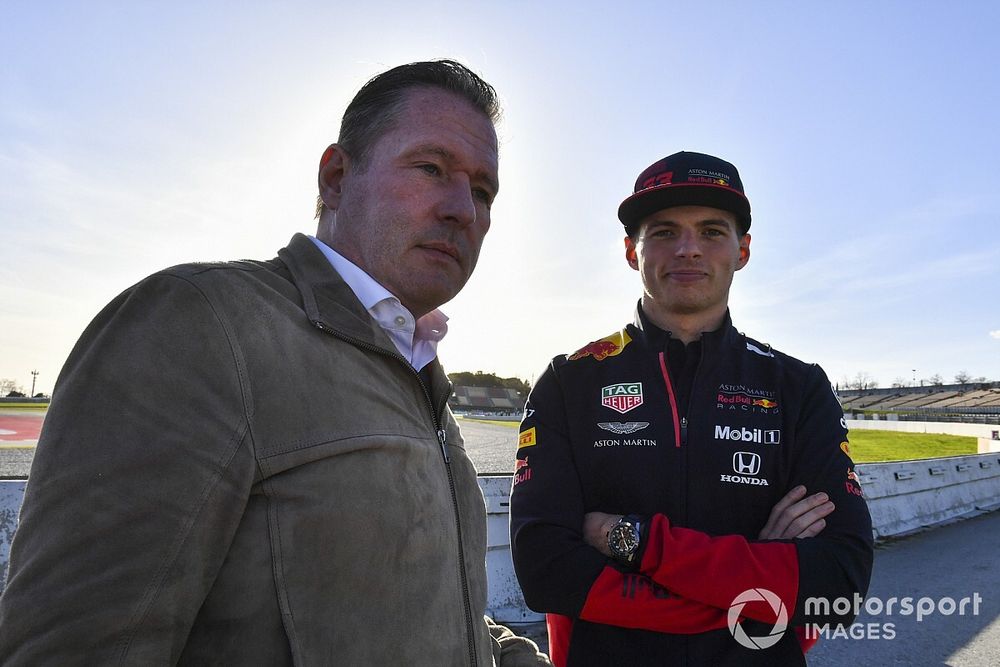 Max Verstappen, Red Bull Racing, and father Jos Verstappen