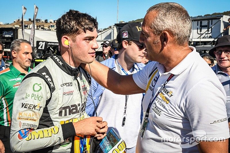 Rinus 'Veekay' van Kalmthout and his father Marijn van Kalmthout, Juncos Racing