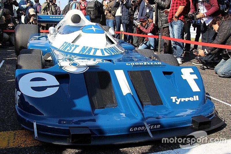 6輪f1 ティレルp34が鈴鹿サーキットを走行 サウンド オブ エンジンが開催