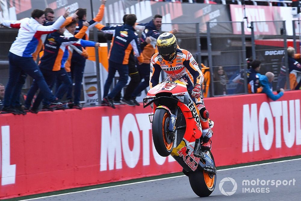 Ganador Marc Marquez, Repsol Honda Team fan
