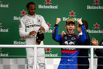 Gasly hirtelen azt sem tudta, mit csináljon (videó)