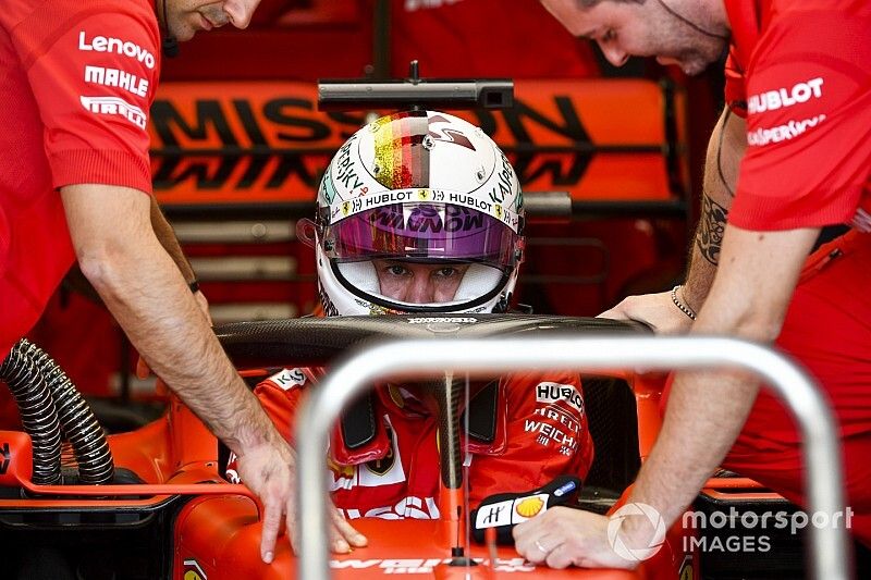 Vettel se hizo el asiento de la nueva Ferrari