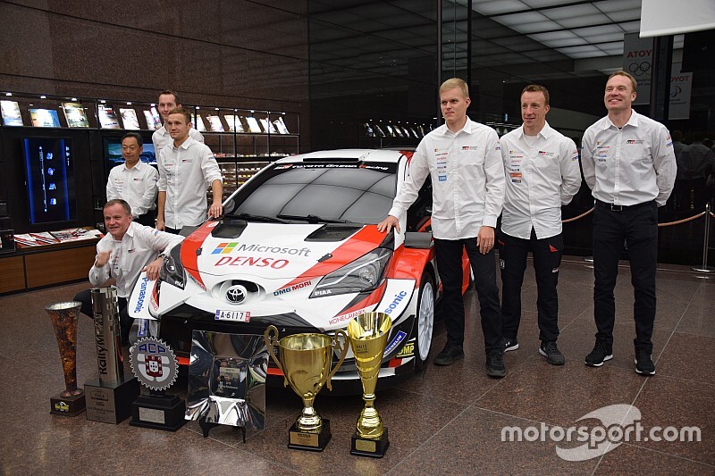 WRC: Toyota festeggia a Tokyo il titolo Mondiale di Tanak