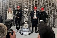 Indy 500 winners Ericsson, Ganassi receive “Baby Borgs”