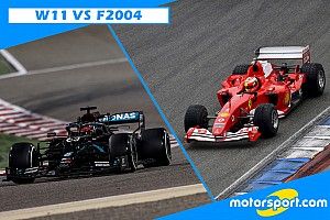 Confronto tra regine: Ferrari F2004 vs Mercedes W11