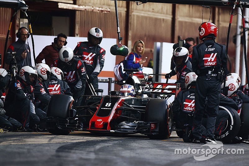 Grosjean : "Haas a extrêmement mieux travaillé que l'an dernier"