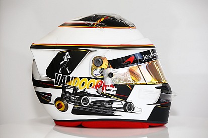 Fotogallery: il nuovo disegno del casco di Vandoorne per Spa