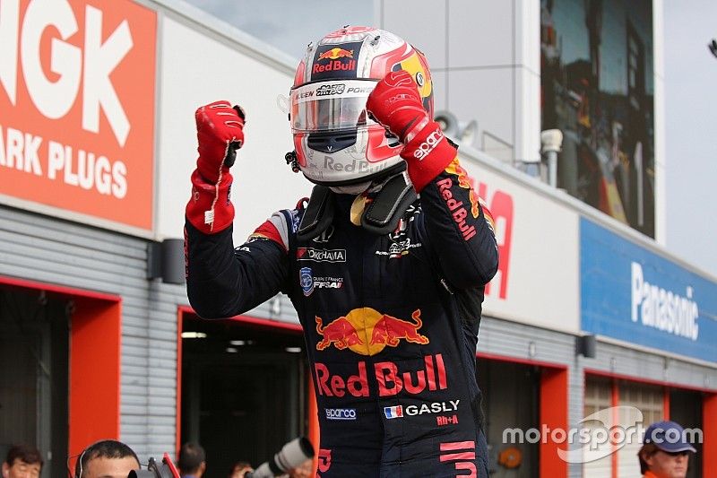 Gasly, premier rookie à gagner en 2017
