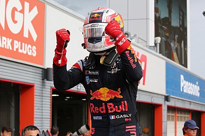 Gasly hails "amazing" maiden Super Formula win