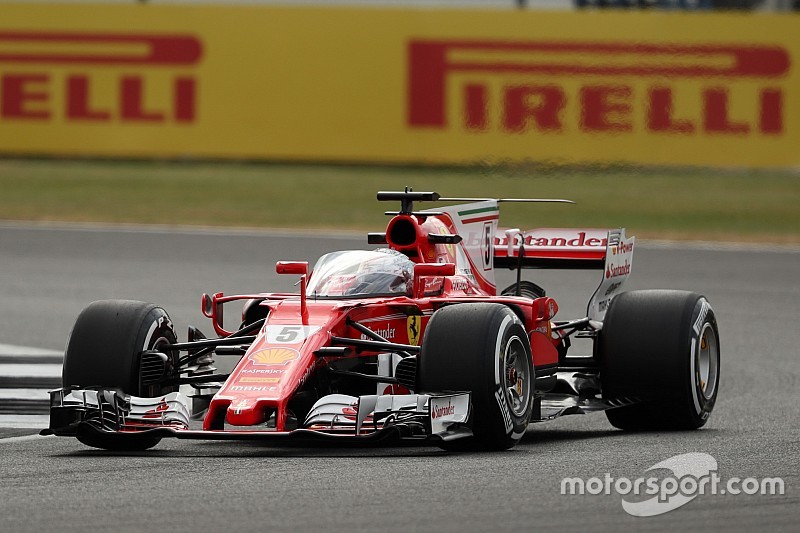 Ferrari: solo un giro per Vettel con lo Shield sulla SF70H