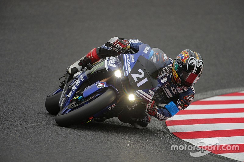 【鈴鹿8耐:4時間経過】HARC PRO.の中上痛恨の転倒。21号車ヤマハが圧巻のひとり旅