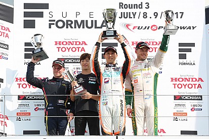Fuji Super Formula: Ishiura wins from Rosenqvist