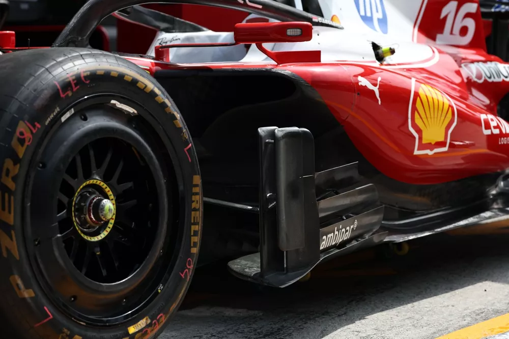 Dettaglio tecnico Ferrari SF-26