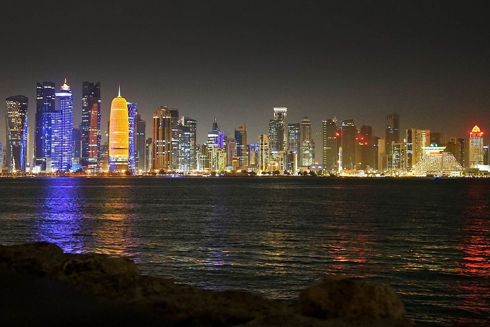 Qatar skyline