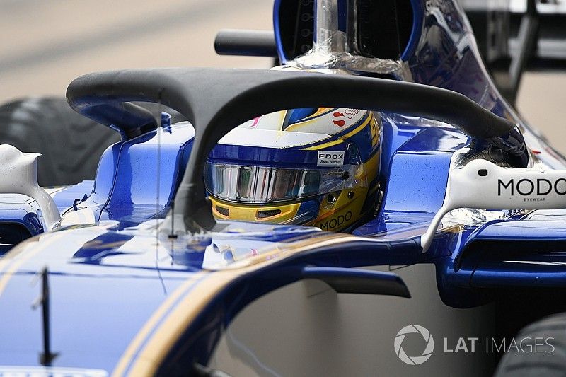 Marcus Ericsson, Sauber C36 avec le halo