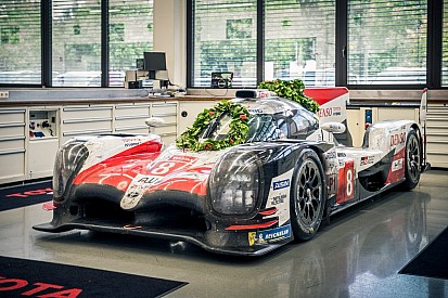 La Toyota victorieuse au Mans de retour à Cologne
