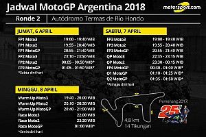 Jadwal lengkap MotoGP Argentina 2018