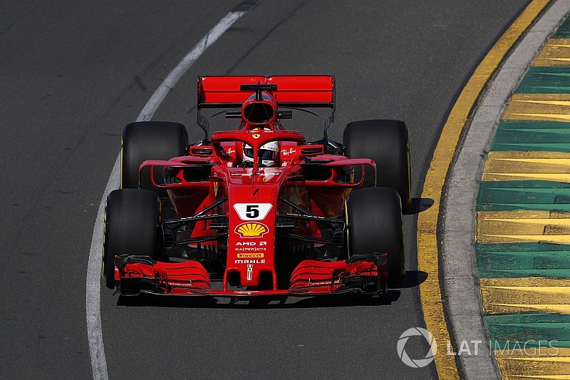 El viernes fue aburrido para Vettel