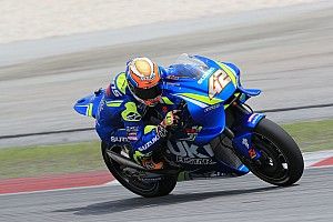 Suzuki engine "improved a lot", says Rins