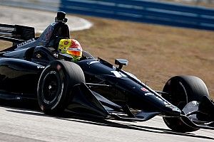 Pietro Fittipaldi comemora teste surpresa pela Indy